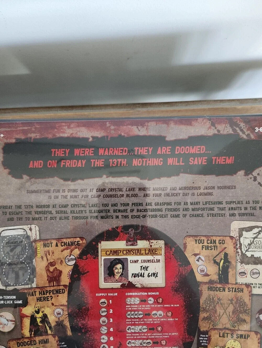 Friday the 13th Horror at Camp Crystal Lake Board Game NEW Sealed OP Games Jason